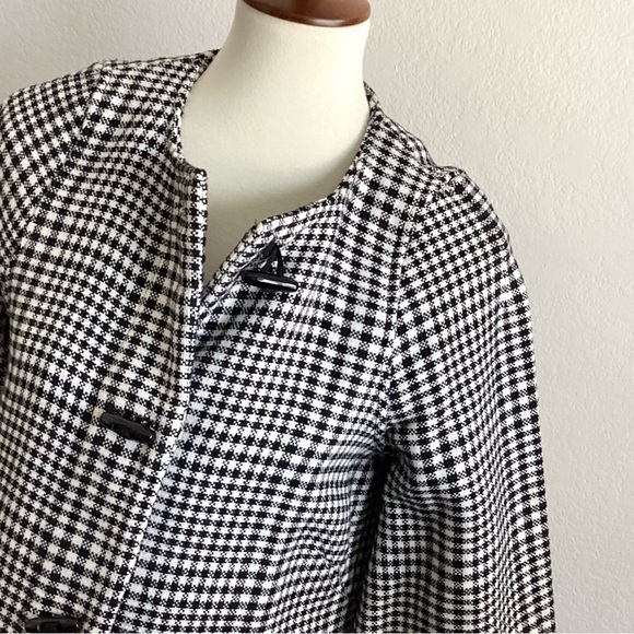 \H&M\ Houndstooth Draping Coat - Picture 2 of 16